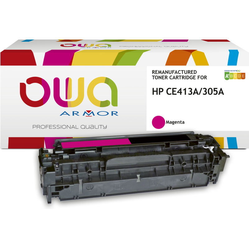 Toner remanufacturé OWA - standard - pour HP CE411A