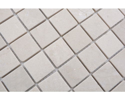 Natuursteenmozaïek Botticino beige 30,5x30,5 cm