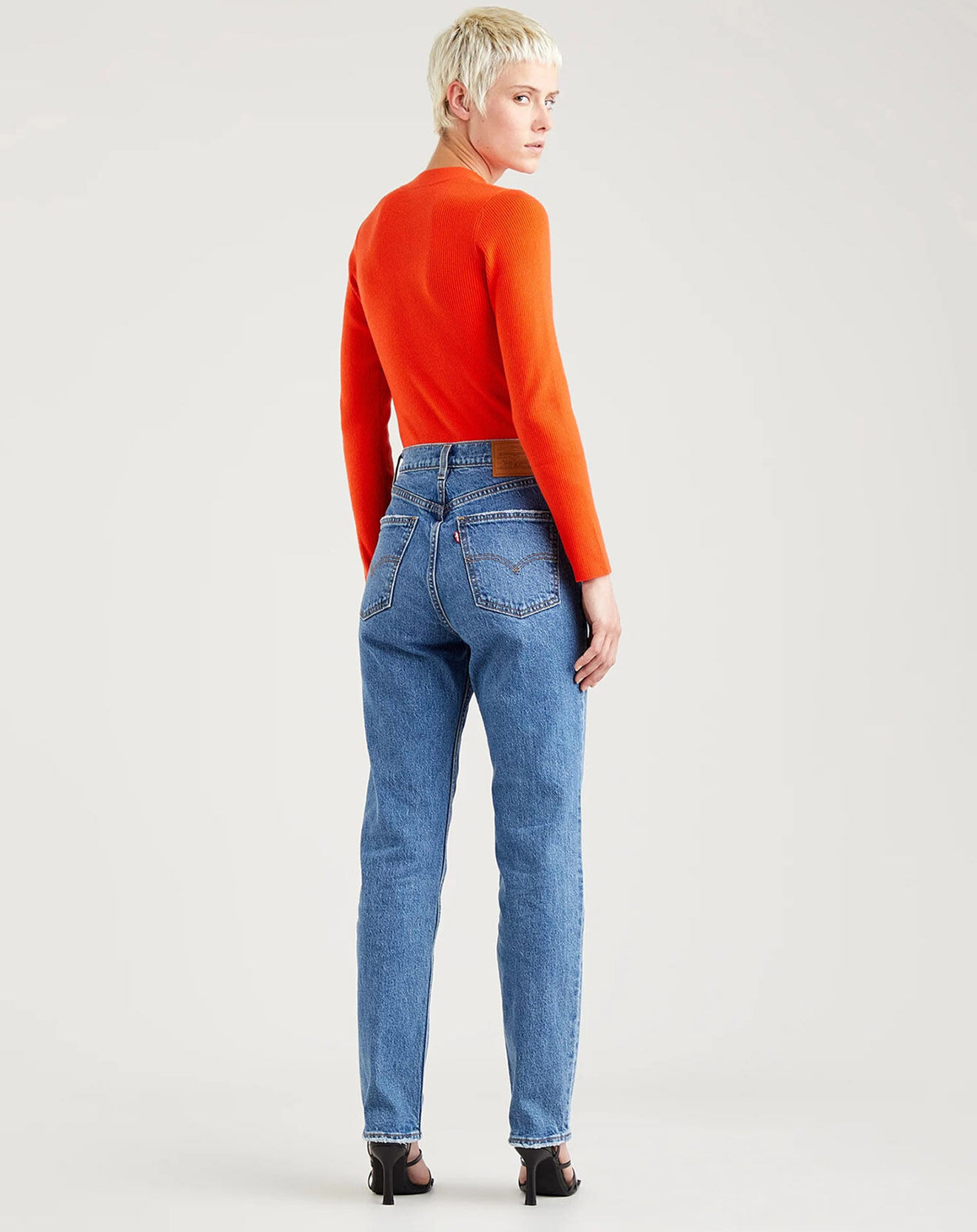 Levi's® Jean high slim straight 70's bleu