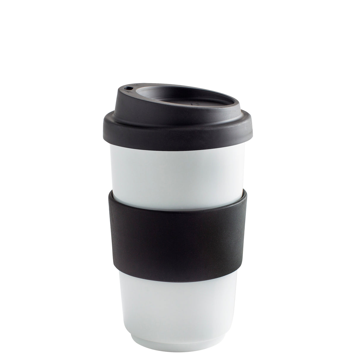 KAHLA fillit Becher 0,40 l + Trinkdeckel pure black