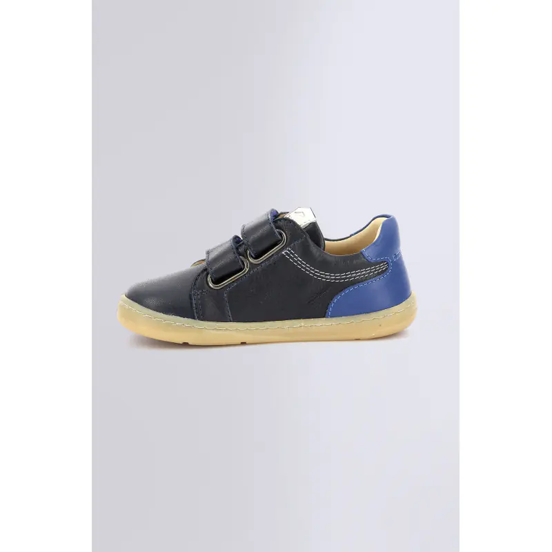 Kickboost Marine BASKETS BASSES Cuir Garçon