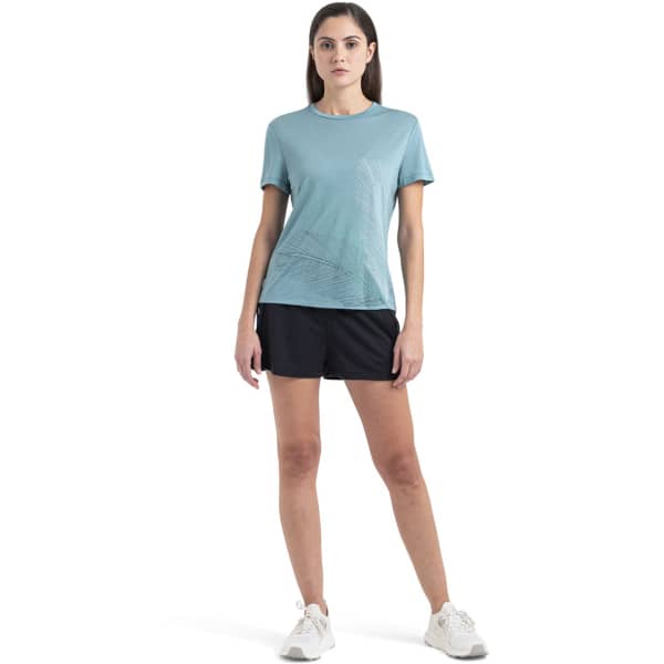 T-shirt randonnée ICEBREAKER W MERINO CORE SS TEE CLOUD RAY