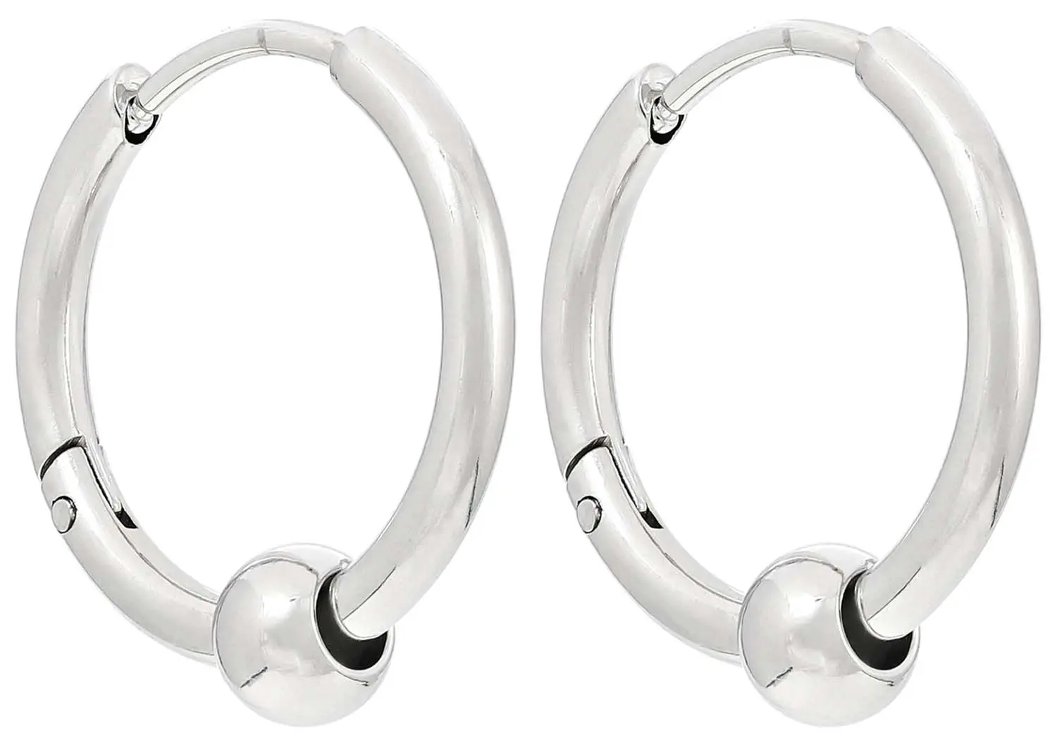 Herren Creolen - Royal Silver