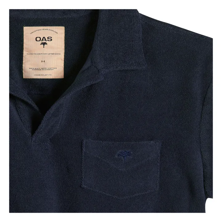 OAS Polo Eponge | Bleu marine