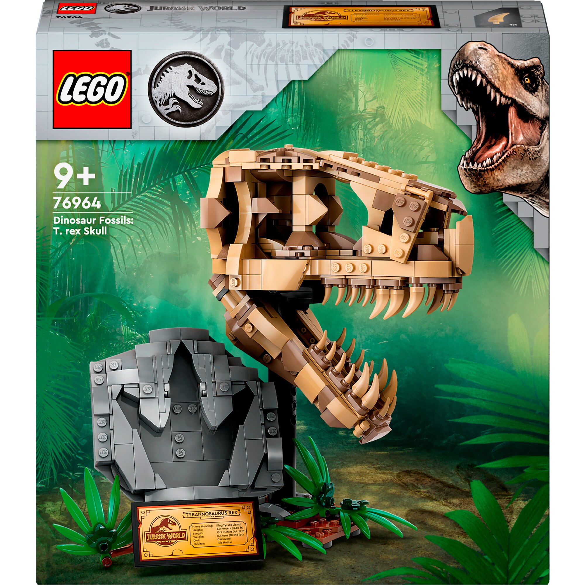 LEGO Konstruktionsspielzeug Jurassic World Dinosaurier-Fossilien: T.-Rex-Kopf