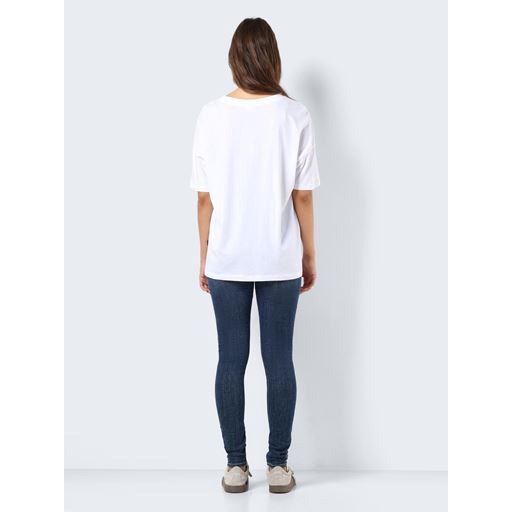 Noisy May Mida Løs T-shirt, Bright White, L