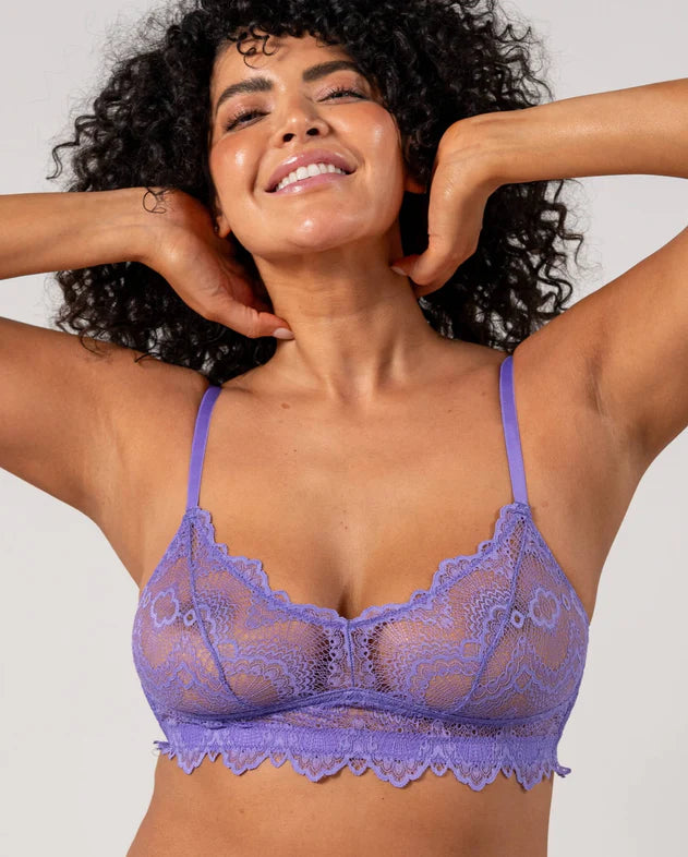 Understatement Underwear Lace Balconette electric lilac