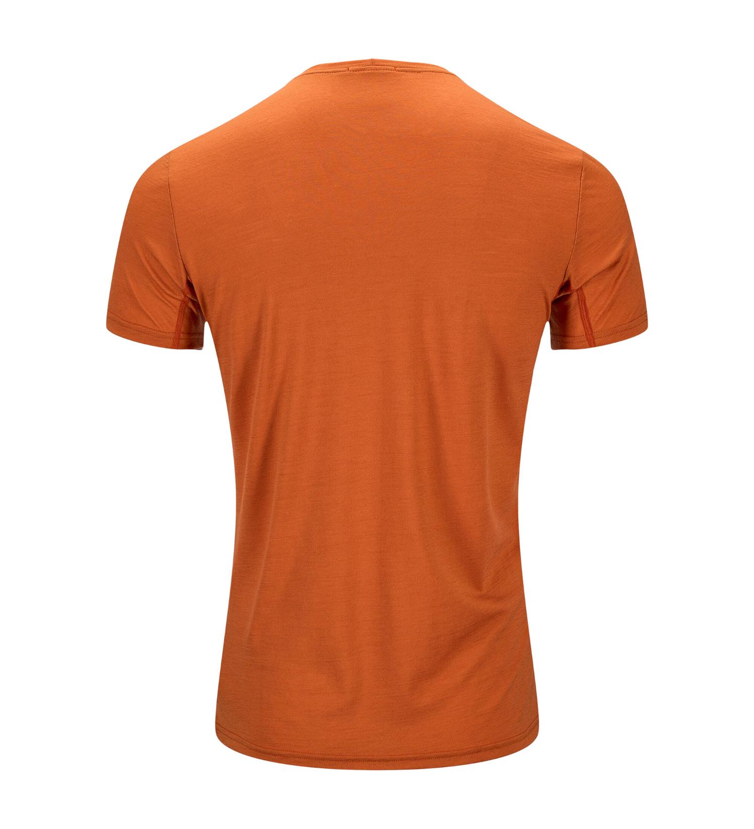 Aclima LightWool 140 Trail Tee Apricot Orange