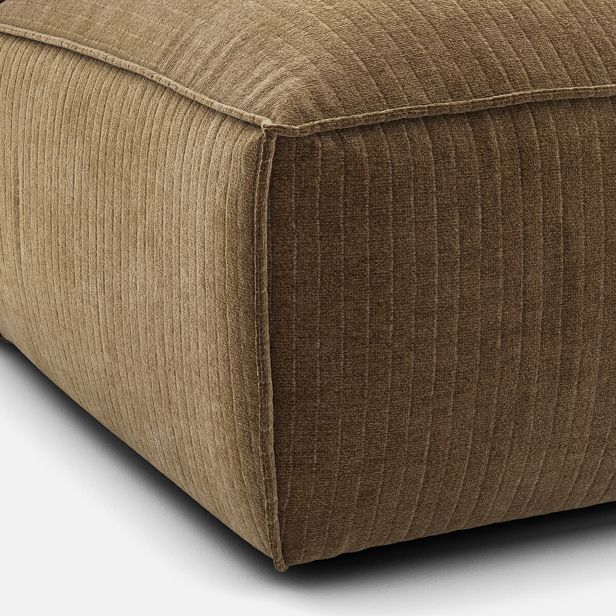 LA REDOUTE INTERIEURS<br>Sofá lounge, direito, veludo vintage, Seven