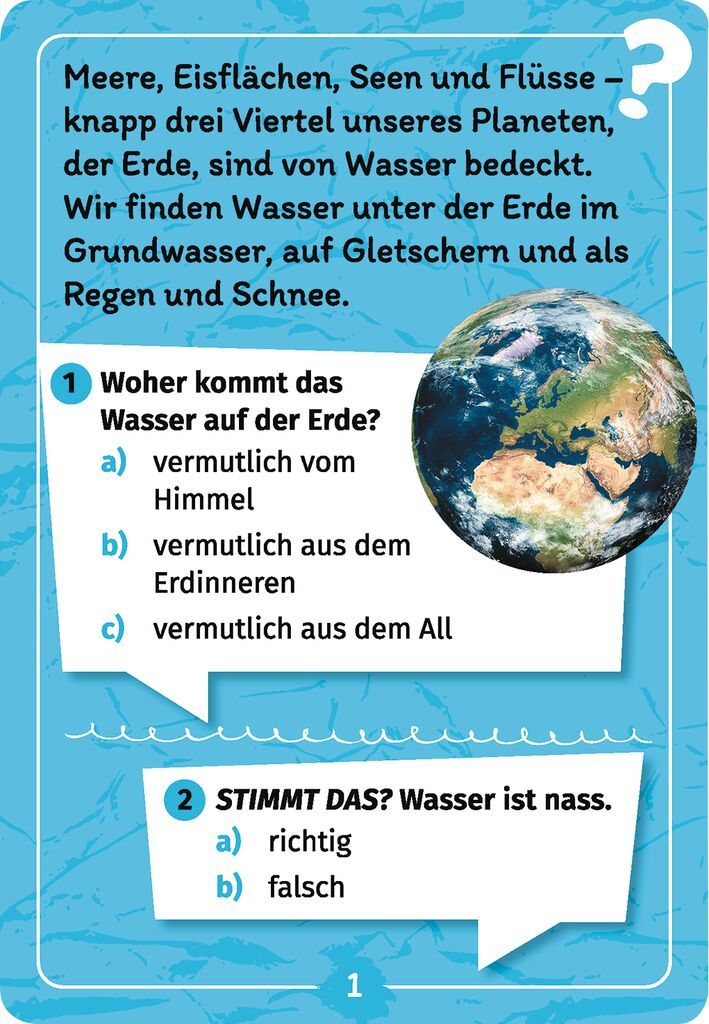 Kartenset EXPEDITION NATUR - MEIN WASSERFORSCHER QUIZ