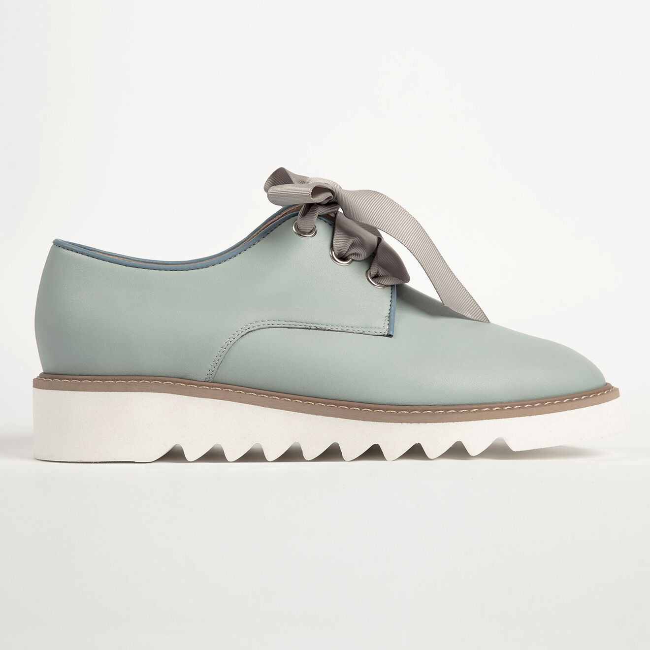 L37 Derbies en Cuir Bright Day bleues
