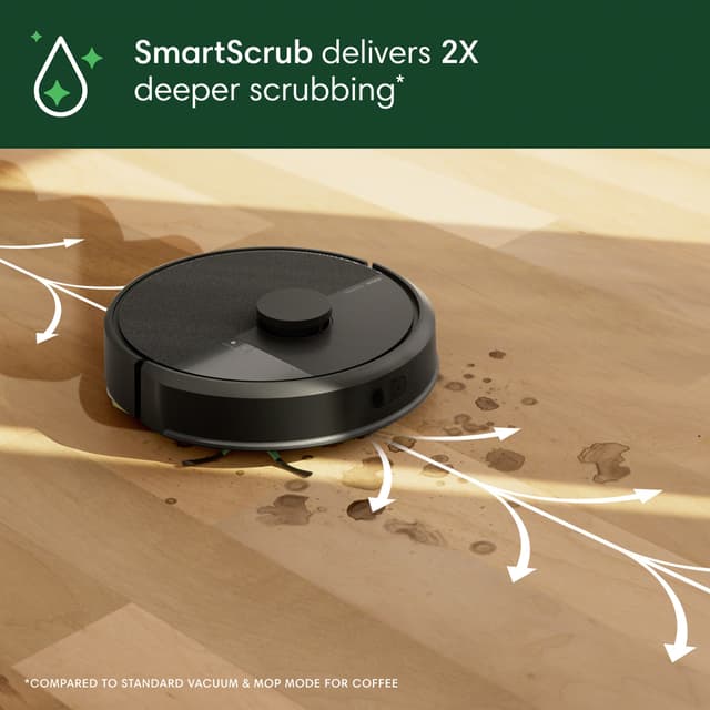 iRobot Roomba Combo 105 rengøringsrobot Y311040 (sort)