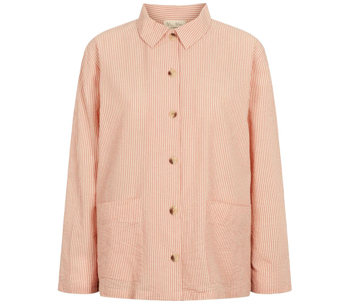 Pajama Set W, Pyjamassæt - Soft Cheek Stripe