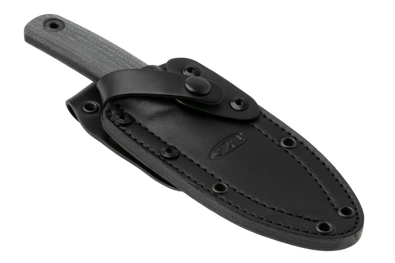 Zero Tolerance 0004BLK, Black CPM Cru-Wear, Black Micarta vaststaand mes