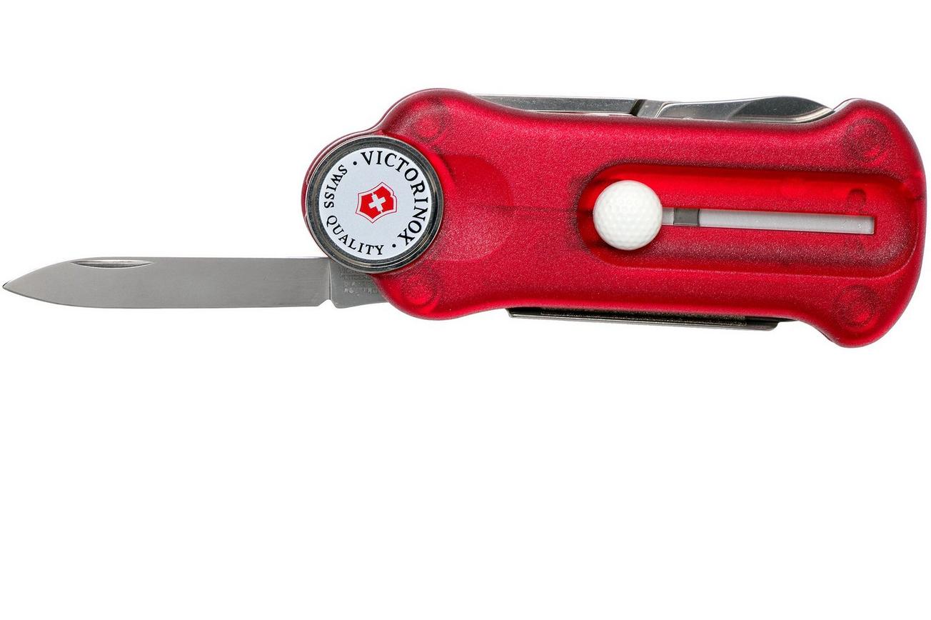 Victorinox Golf Tool rood transparant 0.7052.T