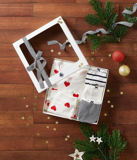 Coffret cadeau pyjama et culottes en coton