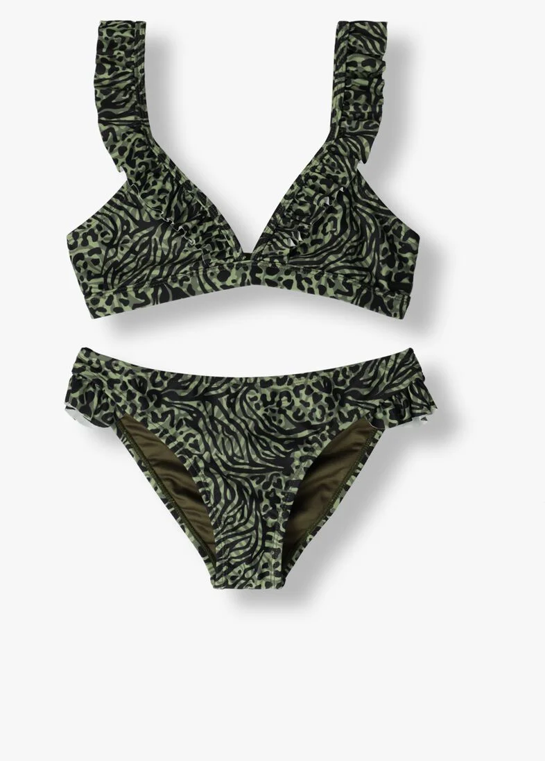 SHIWI groene shiwi  bella bikini set mixed animal