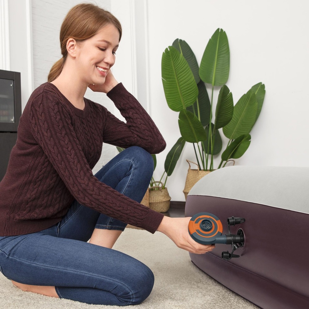 Pompe à air électrique bestway - rechargeable via port usb - 565l/min