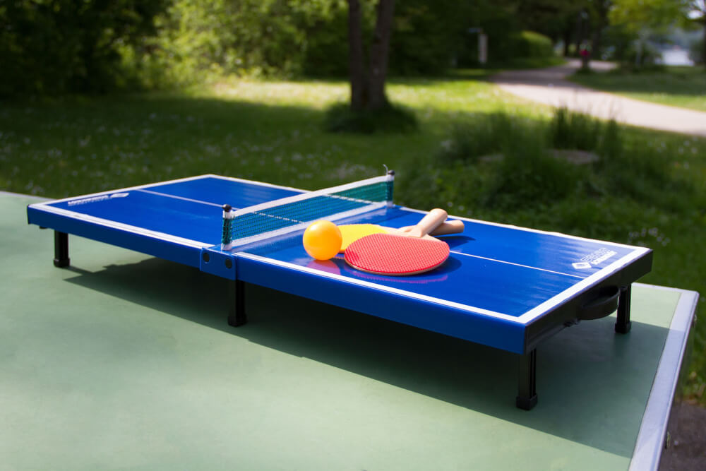Donic-Schildkröt - TT-Tisch Minitisch-Set MINI (Spielfläche 66 x 33cm, H= 9cm)