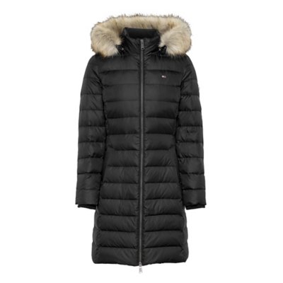 Blouson femme Essential Hooded Down NOIR TOMMY HILFIGER