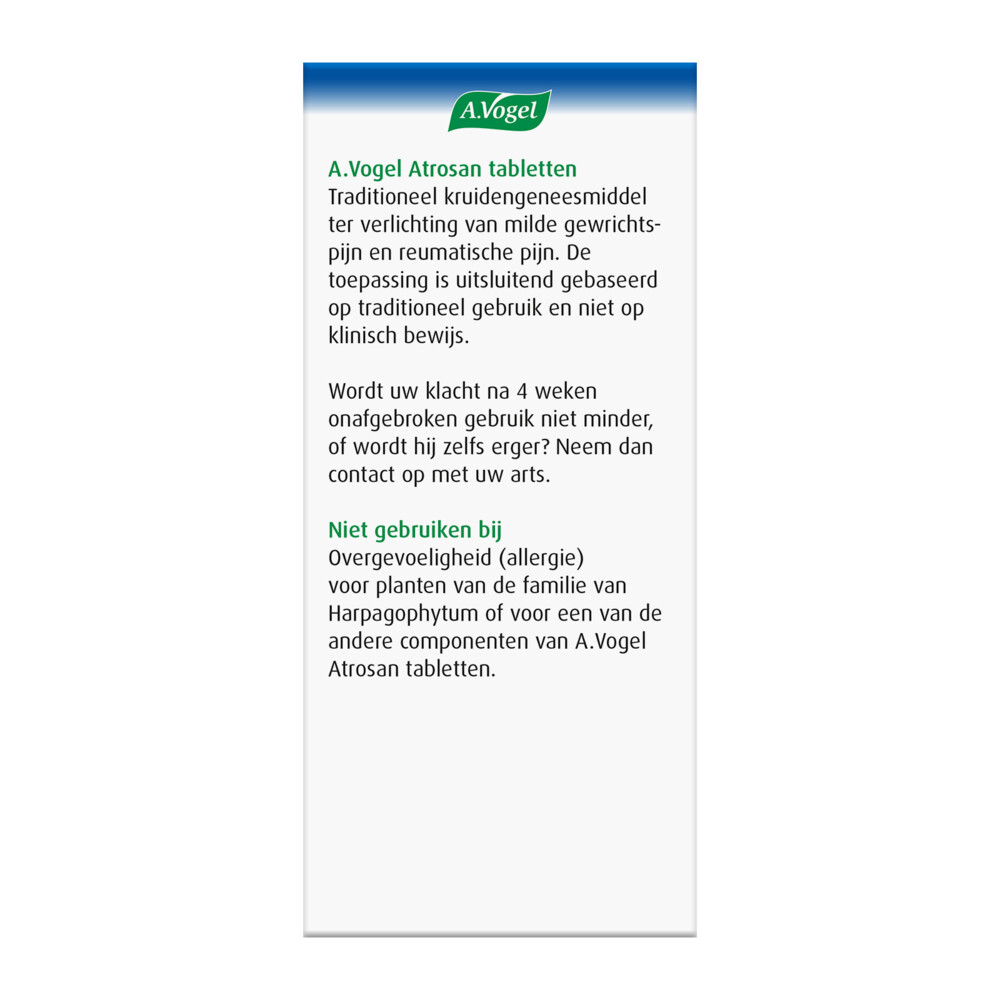 A.Vogel Atrosan Bij Gewrichtspijn60 tabletten