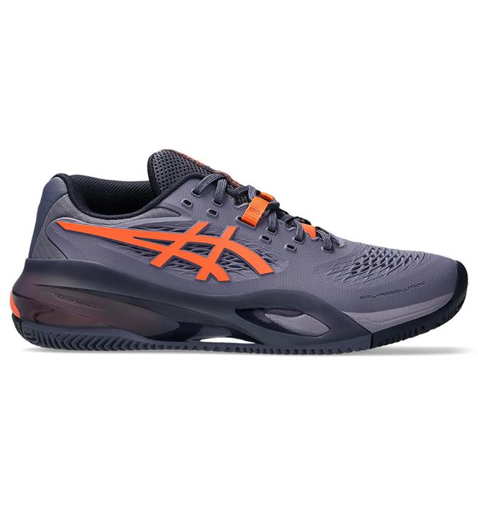 ASICS GEL-RESOLUTION X CLAY 1041A485 GREYISH-PURPLE-NOVA-ORANGE