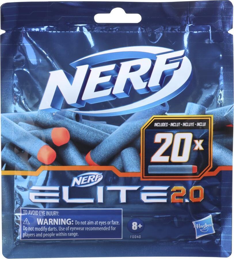 Nerf Skud - Elite 2.0 Darts - 20 Skumpile