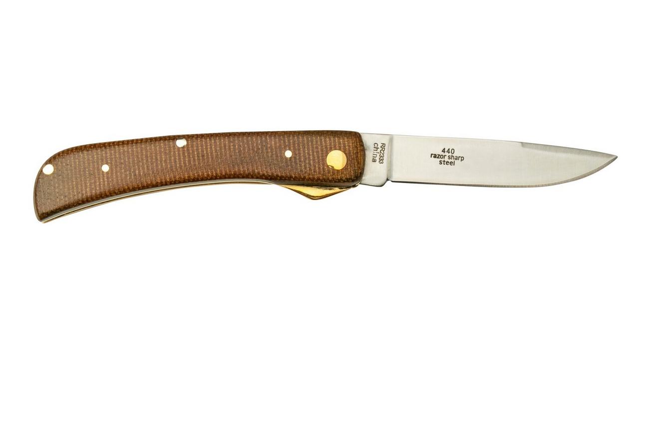 Rough Ryder Brown Burlap Small Work Knife RR2333, zakmes