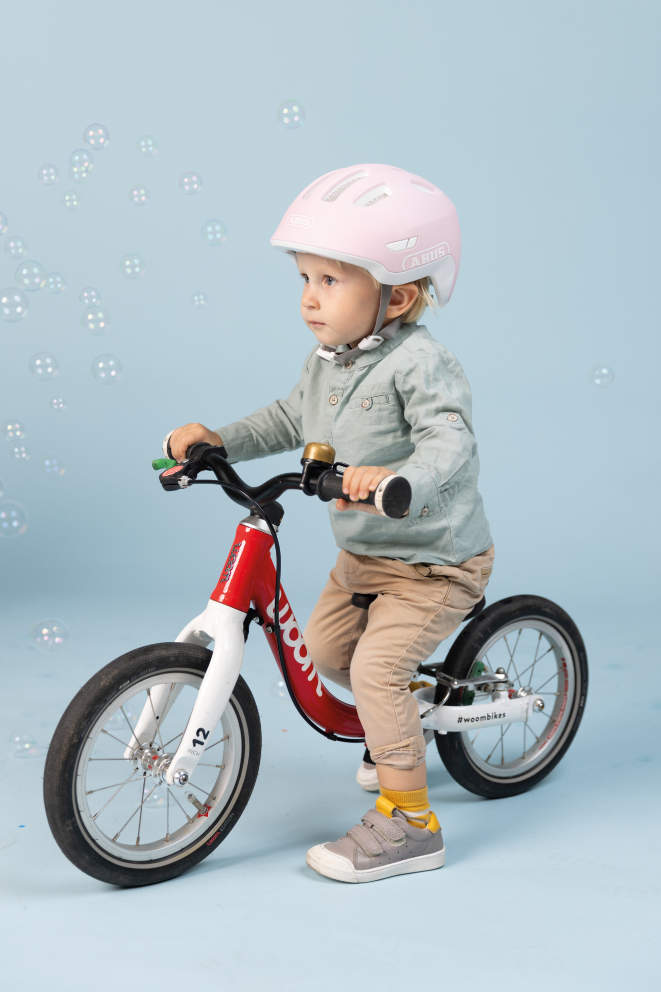 ABUS SMILEY 3.0 ACE LED cykelhjelm Pure Rose
