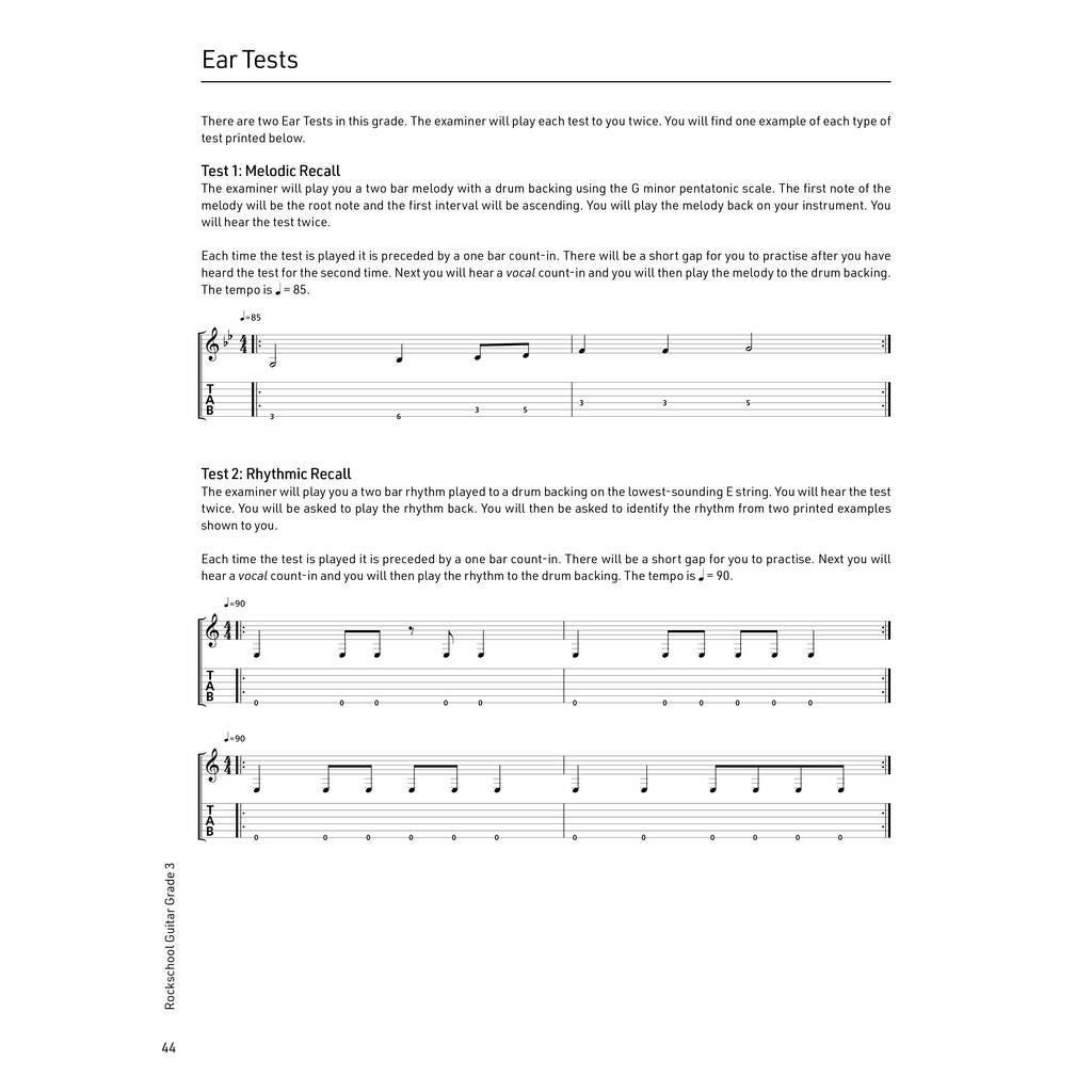 Rock School Limited Guitar Grade 3 (2024) gitaarboek