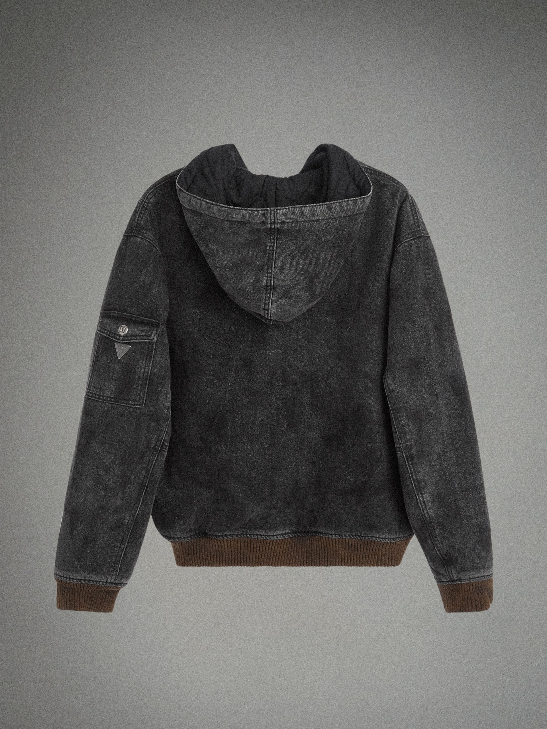 Jaqueta com capuz em jeans HARDSTONE