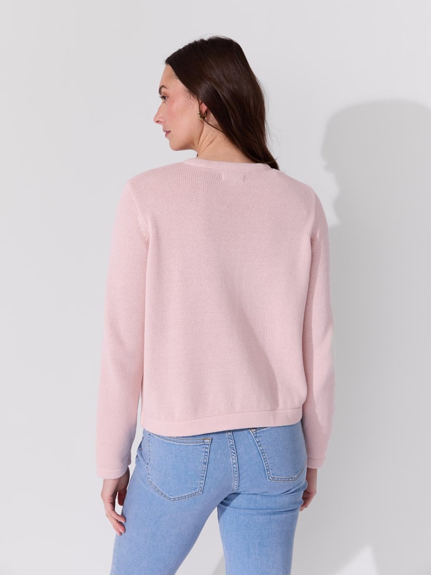 Malou genser Petal Pink