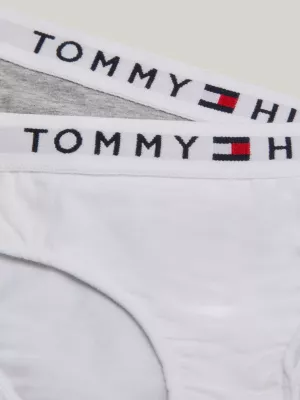 Cuecas com cós elástico e logo original TH, pacote com 2 unidades.