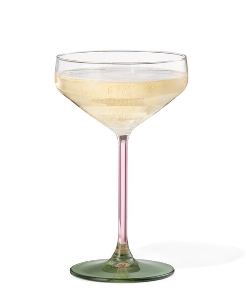 coupe 285ml Tablemates vert avec rose