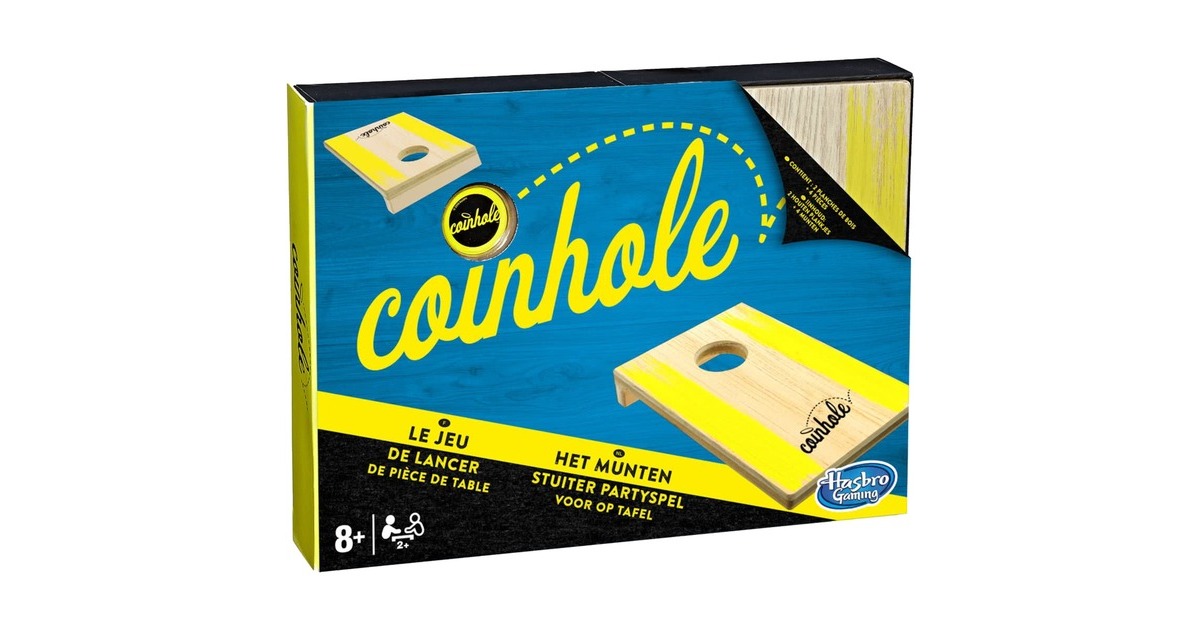 HasbroCoinhole Behendigheidsspel  (Nederlands, Frans, 2 spelers, Vanaf 8 jaar)