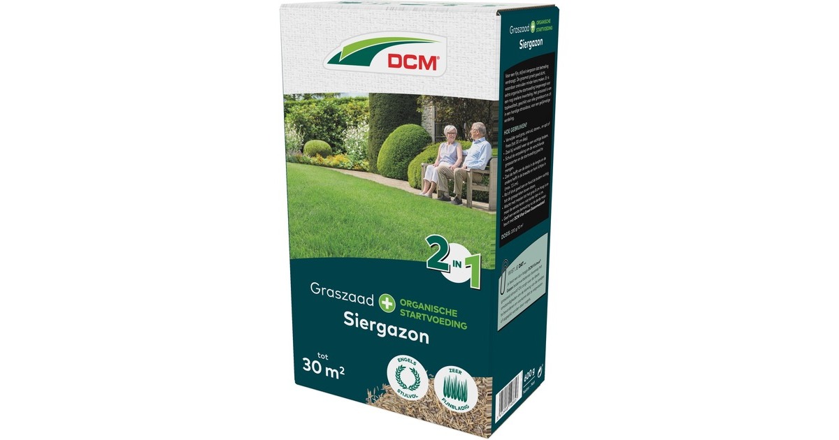 DCMGraszaad Plus Siergazon 0,6 kg zaden  (Tot 30 m²)