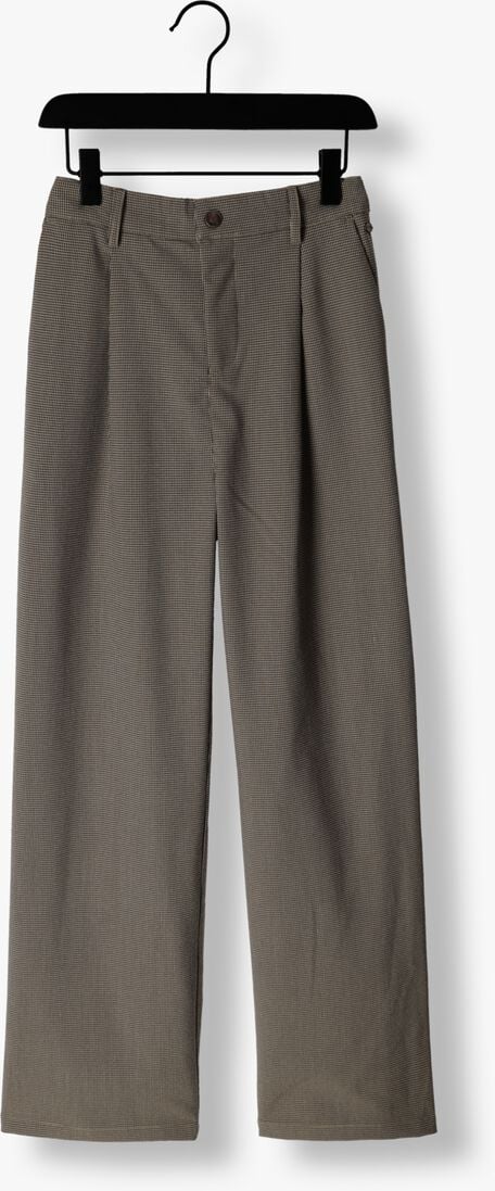 NOBELL bruine nobell flared broek sali girls pied de poule pants brown
