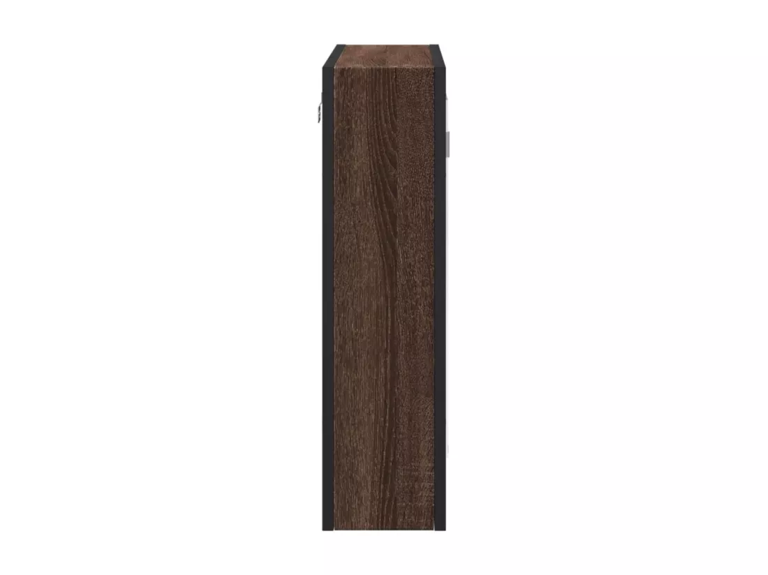 Prolenta Premium - Armoire à miroir de salle de bain chêne marron bois ingénierie