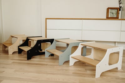 Duck Woodworks Skammel, Svart