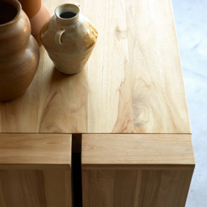 Buffet en teck massif L 160 cm Edene