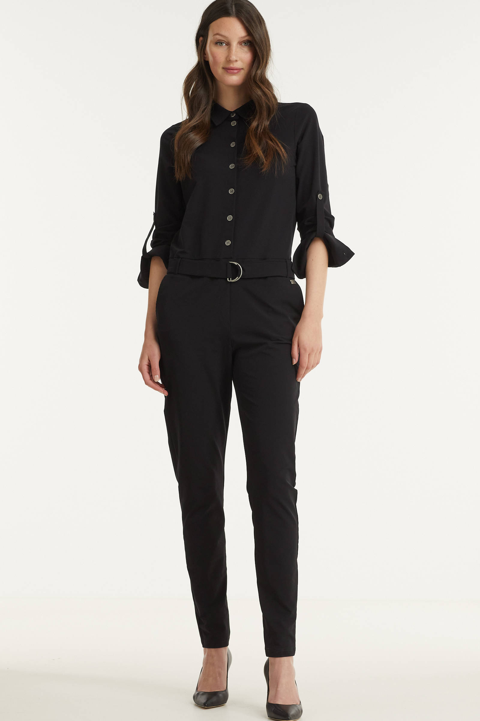 TQ-Amsterdam jumpsuit Gerda van travelstof zwart