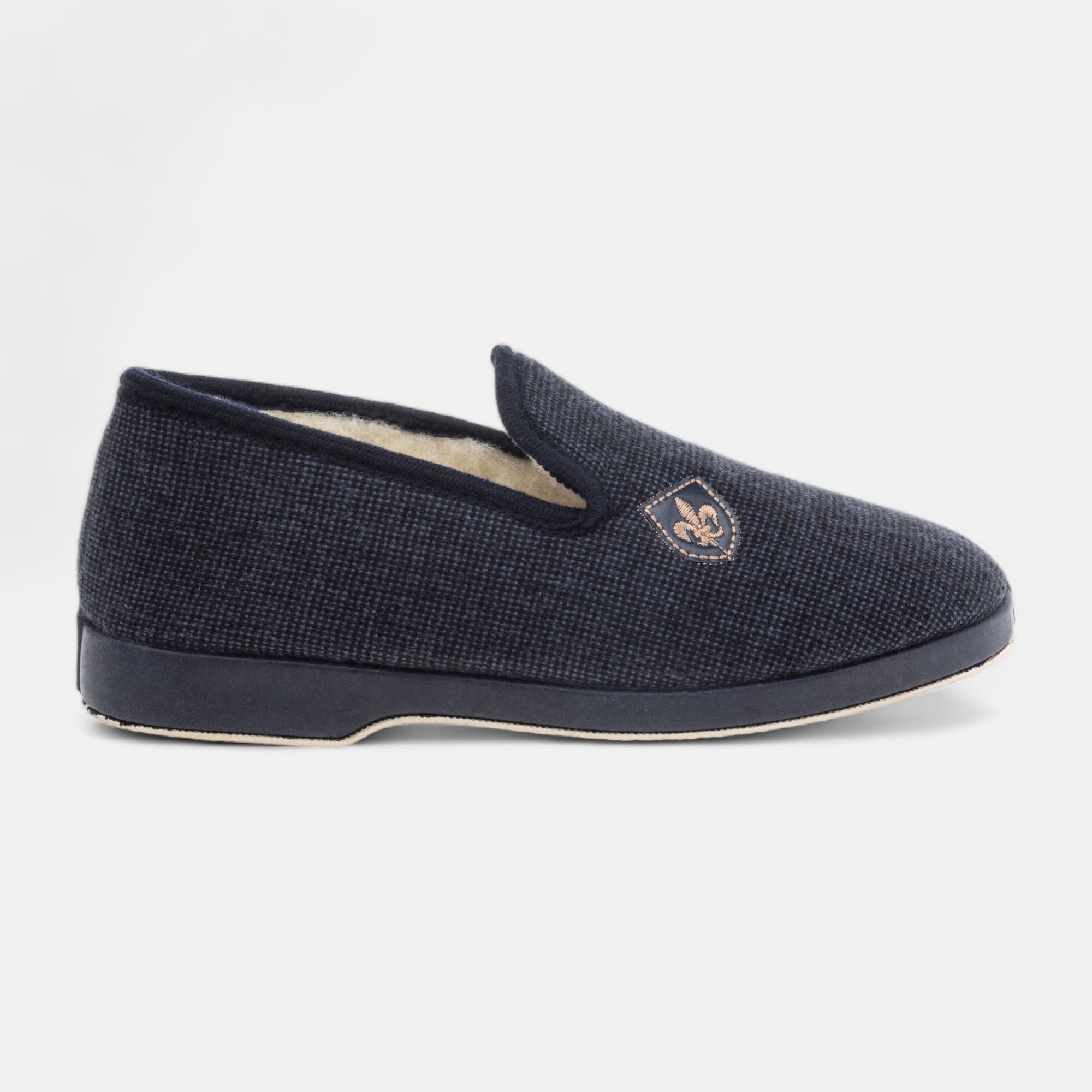 Charentaises Homme bleu marine