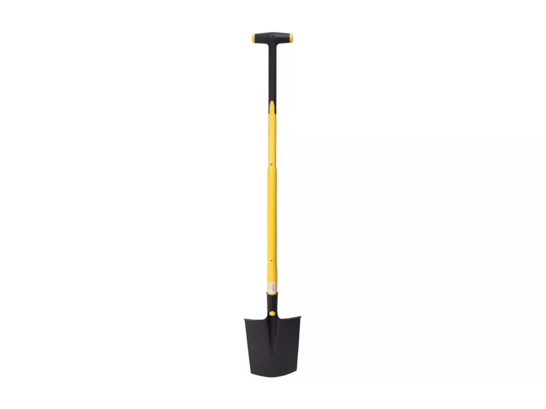 Bêche à rebords de 28 cm manche béquille trimatière