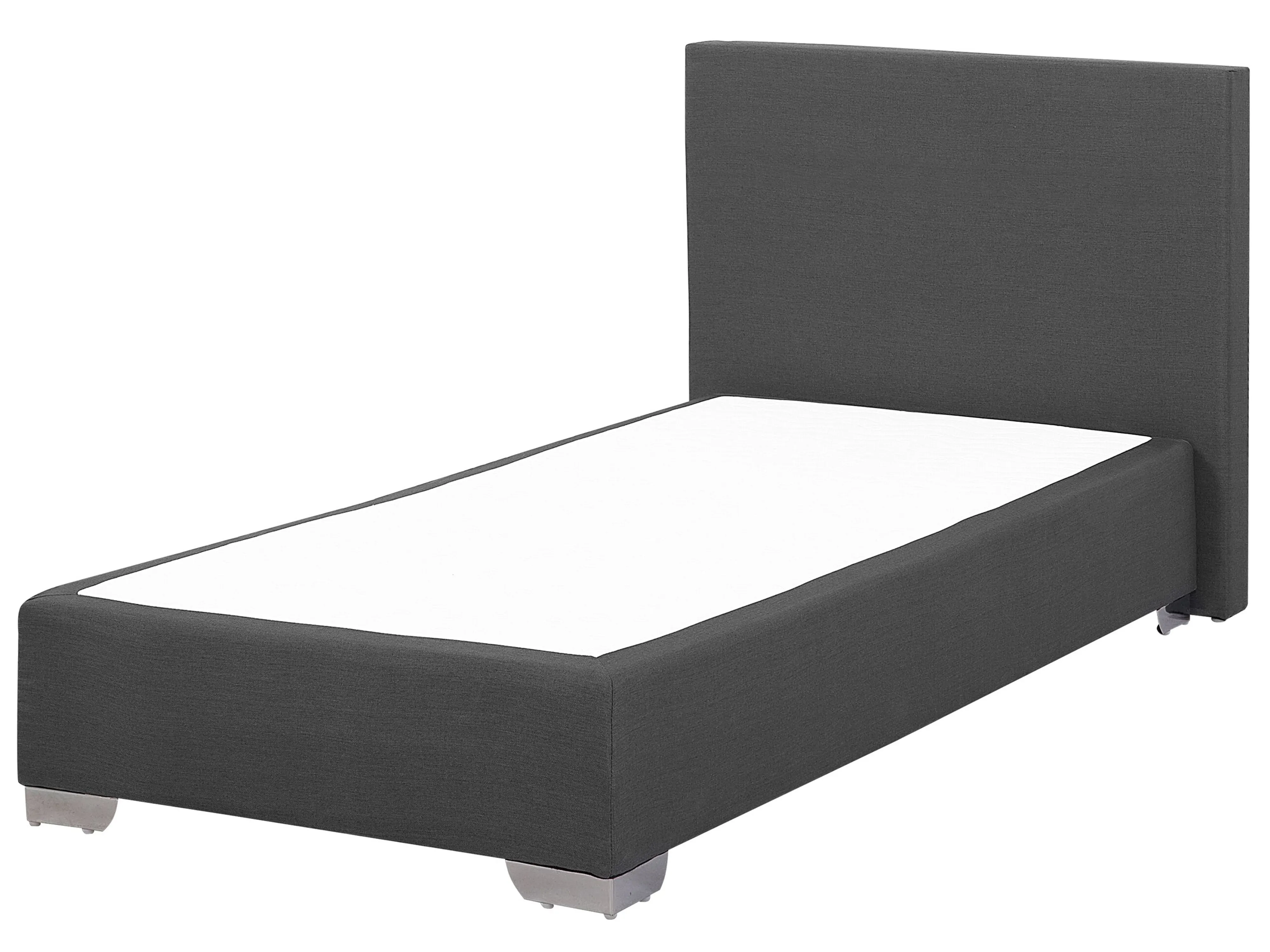 Boxspring Stof PRESIDENT 90 x 200 cm Donkergrijs