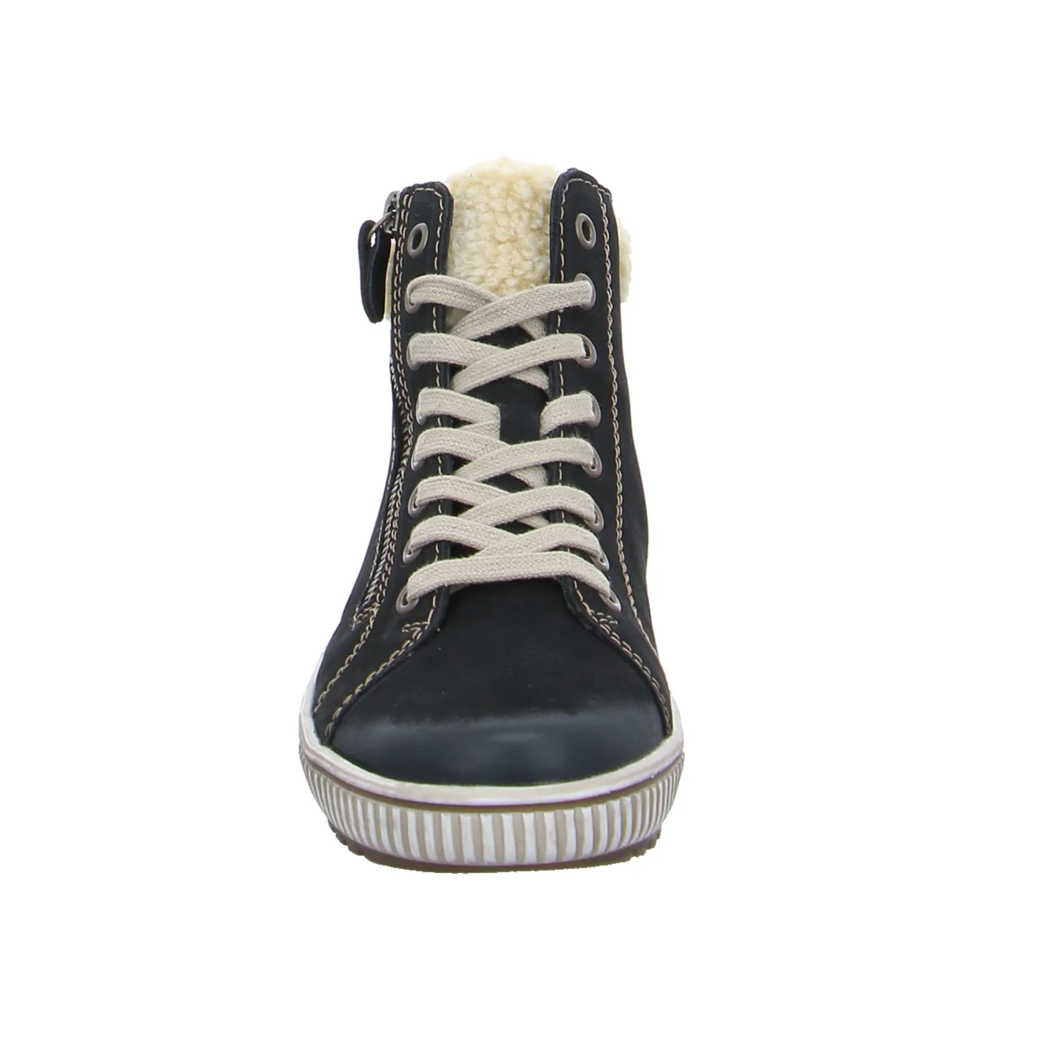REMONTE Mid Cut Sneaker Schwarz Leder  mit TEX Membrane