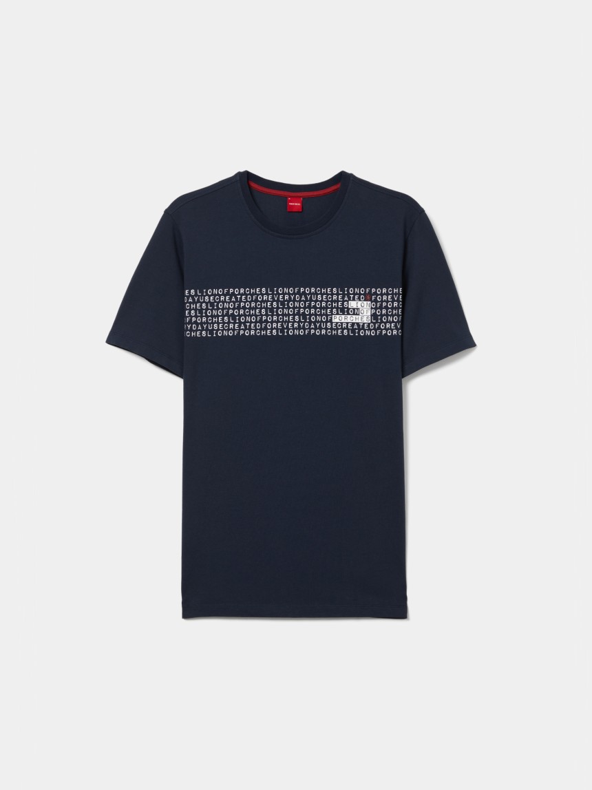 T-shirt em algodão