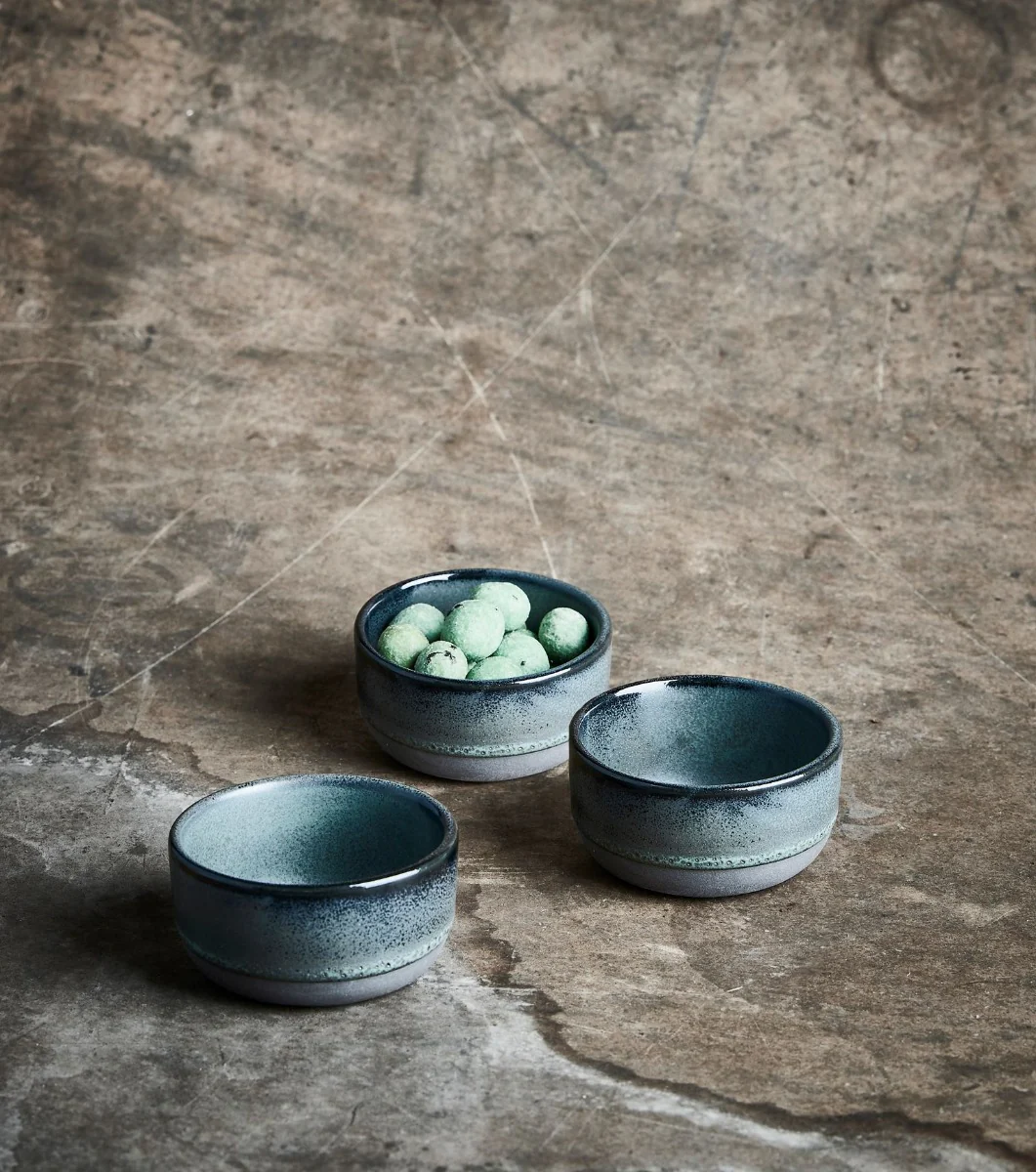 RAW  Mini skål, northern green - 3 stk.
