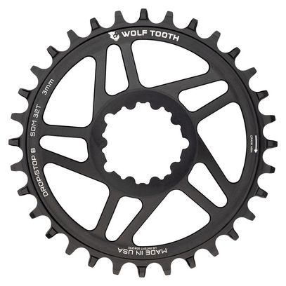 Plateau Wolf Tooth Direct Mount Sram Boost 3 mm Drop-Stop B Noir