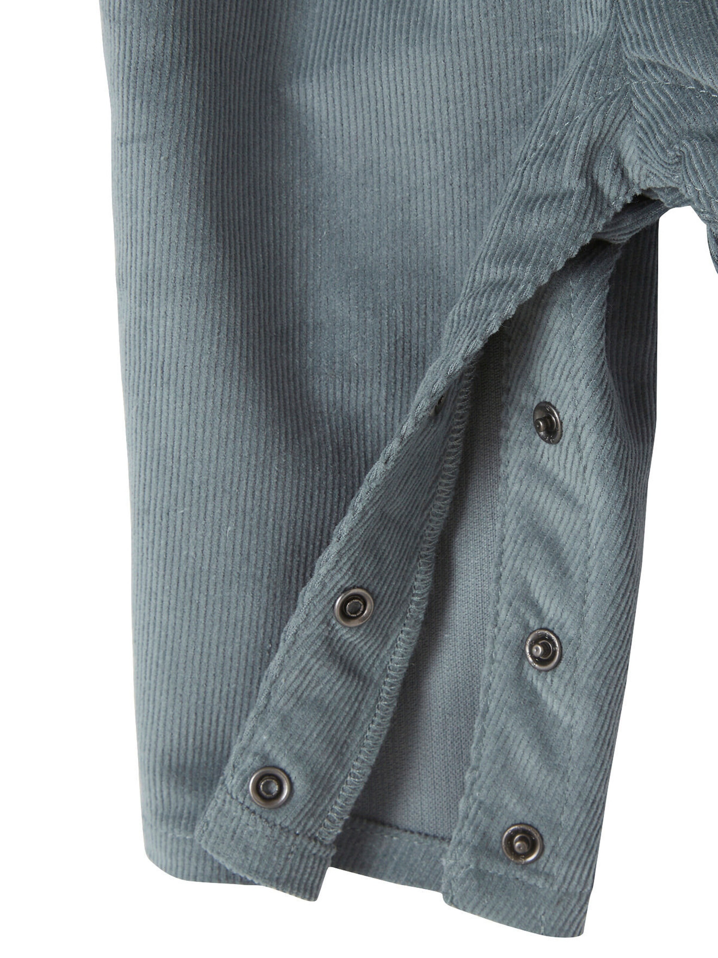 Vertbaudet Mädchen Baby-Set: Bluse und Latzhose hellblau