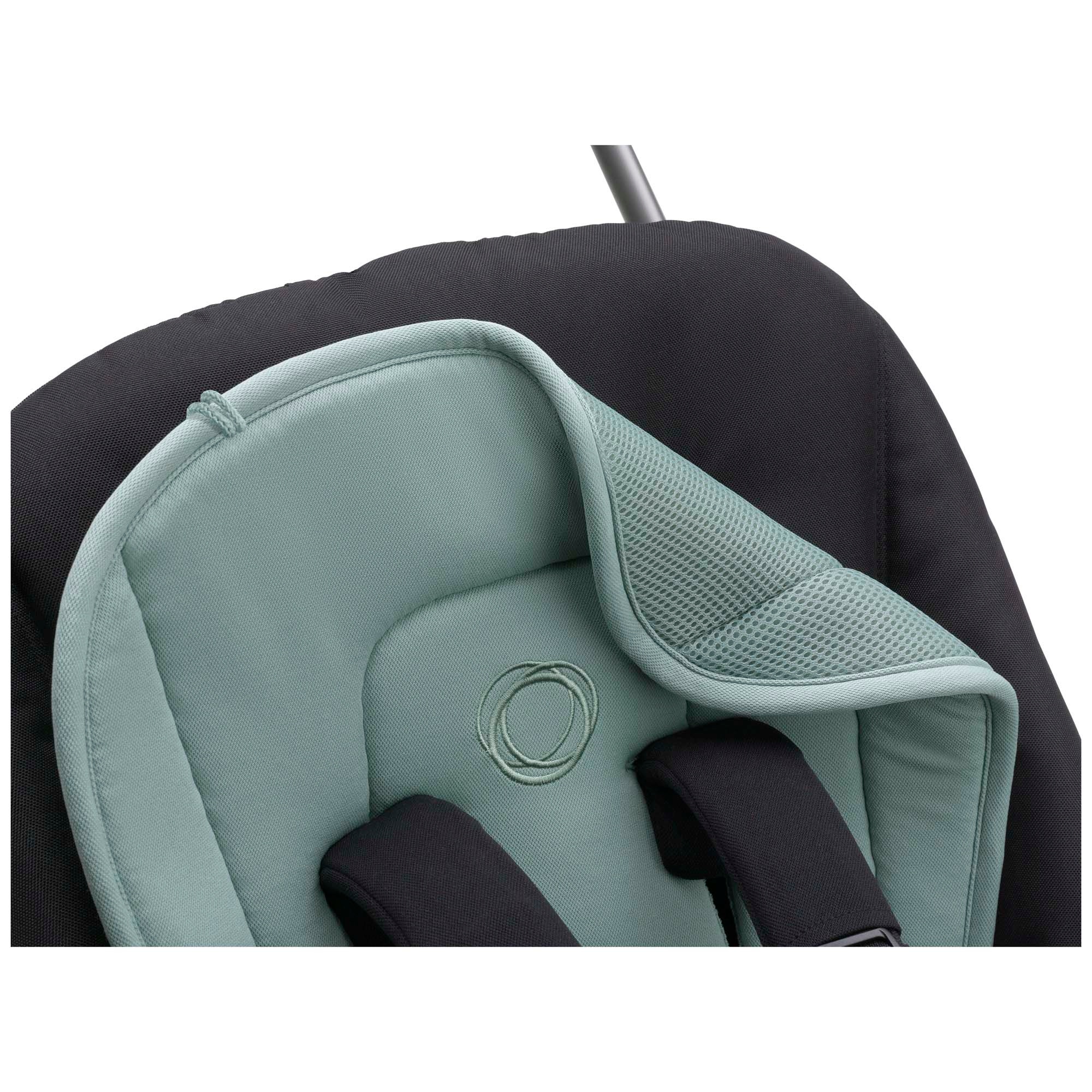 Bugaboo dual comfort seatliner Pine Green - kinderwagen accessoires - Prénatal